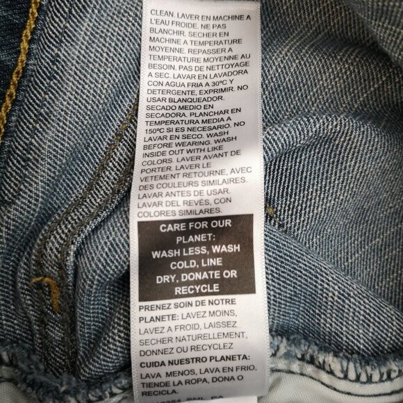 Signature by Levi Strauss Men's Size 36/32 Medium Wash Straight Leg Jeans - Picture 5 of 14